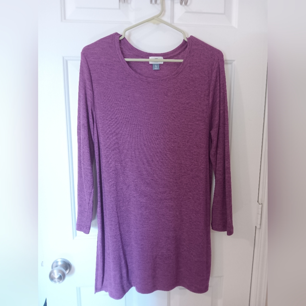 Purple Tunic Sweater